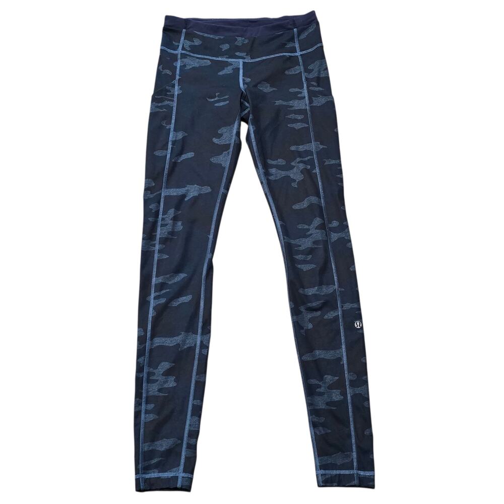 Lululemon Blue Camo Speed Tight II Full-On Luxtreme Legging